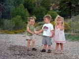 Kids at the cabin